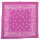 Bandana Tuch - Paisley Muster pink - weiß - quadratisches Kopftuch