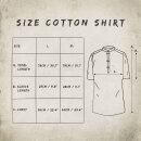 Mens Shirt - Dress Shirt - Stand-up Collar - Mandarin Collar - Short Sleeve - black - cracked look