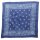Bandana Scarf - Paisley pattern 01 - blue - white - squared neckerchief