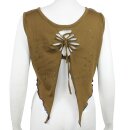 Top with cut outs - Crop Top - Shirt - sleeveless -...