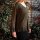 Ladies blouse - Shirt - Embroidery - 3/4 sleeve - Boho - olive green
