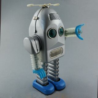 Roboter - Thunder Robot - silber - Blechroboter