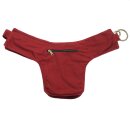 Premium Gürteltasche - Frank - rot-bordeaux -...