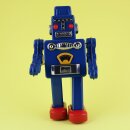 Roboter - Mechanical Robot - blau - Blechroboter