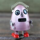 Roboter - Robot Ei - rot - bordeaux - Blechroboter