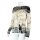 Langarmshirt mit V-Ausschnitt in Wickeloptik - Longsleeve - Raffung Batik - Tie Dye - Jersey