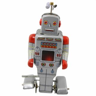 Roboter - Silver Robot - Blechroboter