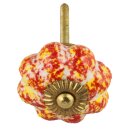 Möbelknauf aus Keramik Shabby Chic Rosette -...