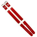 Lederarmband 2-Bänder - rot 2 - Armband aus Leder