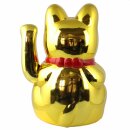 Lucky cat - Maneki Neko - Waving cat - 20 cm - gold