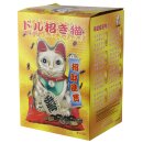 Glückskatze - Maneki-neko - Winkekatze - 20 cm - gold