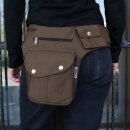 Hip Bag - Buddy - brown - silver-coloured - Bumbag - Belly bag