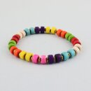 Dehnbares Armband - Armschmuck - bunte Steinchen