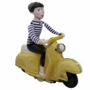 Blechspielzeug - Scooter Girl - Mädchen auf Motorroller -...