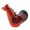 tin trinket - collectable toys - Rooster - red