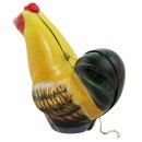 tin trinket - collectable toys - Rooster - yellow