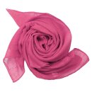Cotton Scarf - pink Lurex gold - squared kerchief
