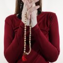 Gebetskette - Halskette - Mala Kette - Meditationskette - Holz Perlen - Modell 01