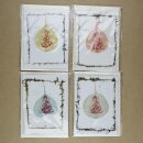 Greeting card - postcard - card - handmade - natural recycled Paper - Buddha