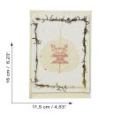 Grußkarte - Postkarte - Karte - handmade - natural recycled Paper - Lotus