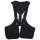 Holstertasche - Gürteltasche - Holsterweste - schwarz - messing