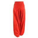 Pluderhose - Pumphose - Haremshose - Aladinhose - Modell 01 - uni - rot 02