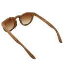 Sonnenbrille - Planet Woodlook - Retro Holzoptik - Retro - 6x5 cm