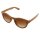 Sonnenbrille - Planet Woodlook - Retro Holzoptik - Retro - 6x5 cm