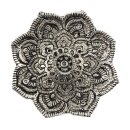 Räucherstäbchenhalter - Schale - Ornamentik - silber - Blume