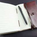 Notizbuch aus Leder - braun - liniert - Skizzenbuch - Tagebuch