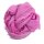 Scarf - summer scarf - inscription - with fringes - 90x190 cm - pink - neckerchief