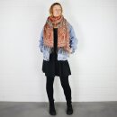 Oversized Schal - weiches Material - XXL Kuschelschal - bestickt - Paisley Flower