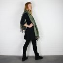 Oversized Schal - weiches Material - XXL Kuschelschal - bestickt - Paisley Flower