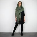 Oversized Schal - weiches Material - XXL Kuschelschal - bestickt - Paisley Flower