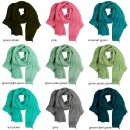 Scarf - with fringes - mélange look - 90 x 190 cm - scarf