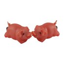 Magnetic Kissing Dolls - Kissing Pigs - Pair - Retro...