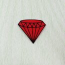 Aufnäher - Diamant - rot - Patch