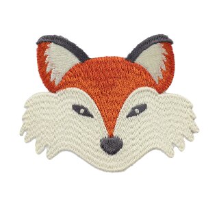 Patch - Fox - Head - orange - patch