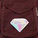 Aufnäher - Diamant - Juwel - bunt pastell - Patch