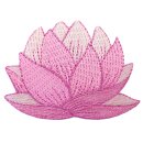Patch - Lotus flower - blossom - pink - patch