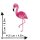 Aufnäher XL - Flamingo - Rückenaufnäher