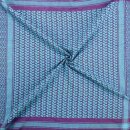Kufiya - purple - turquoise - Shemagh - Arafat scarf