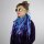 Kufiya - purple - turquoise - Shemagh - Arafat scarf