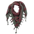 Palituch - grün-khaki - bordeaux - Kufiya PLO Tuch