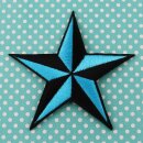 Patch - Star black-light blue
