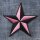 Aufnäher - Stern - schwarz-rosa - Patch