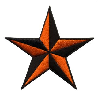 Patch - Star black-orange