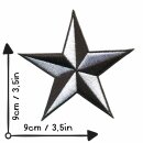 Patch - Star black-grey