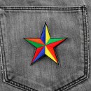 Patch - Star blue-yellow-green-orange