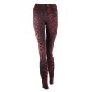 Leggings - Batik - Aridity - rot-burgund